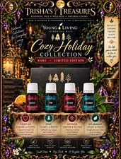 Young Living Oil Cozy Holiday Collection Thieves Pine Vetiver Spearmint picture