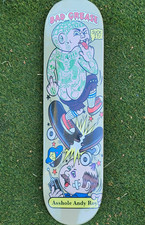 Bad Grease Skateboard Deck -  Andy Roy / GPK Card - Art by YYYYS  picture