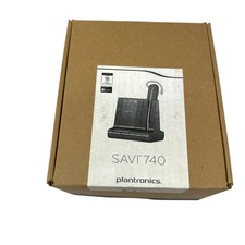 Plantronics Savi W740-M Wireless Headset System  - 84001-01 - VERY GOOD picture