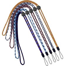 YOUOWO 5Pack 5Colours Adjustable Lanyards Multicolor,Neck Strap Lanyard picture