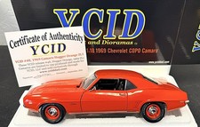 1/18 scale, YCID #48, 1969 COPO 427 CAMARO, HUGGER ORANGE ZL1, 1 of 199 made picture