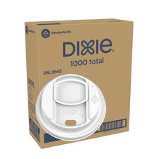 Dixie Closeable Slider Lid for Disposable Hot Cups, Fits 10-20 oz. Cups 1000 ct. picture
