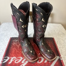 Lucchese 1883 Red & Grey Oklahoma Calf, Style Boots (M5810.TWF) New picture