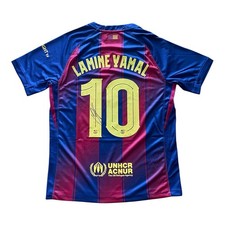 Barcelona FC-Home Shirt Lamine Yamal signed with ICONS Certification picture