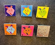 WDW 2011 Hidden Mickey Colorful Figments Complete Set of 5 pins plus 1 Chaser picture
