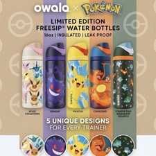 Owala x Pokémon 16 oz Special Edition FreeSip Stainless Steel Water Bottle picture