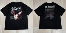 NEW Slayer 2002 God Hates Us All Darkness Christ Metal Band T-shirt Reprint picture