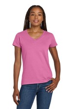 Gildan Women's Heavy Cotton 100% Cotton V-Neck T-Shirt 5V00L picture