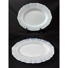2 MacBeth-Evans Monax American Sweetheart etched Platters 13