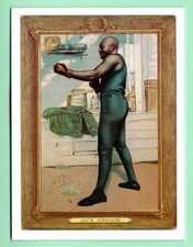 JACK JOHNSON Rare Sports Immortal Card BOXING 1911 TOBACCO CARD PORTRAIT picture