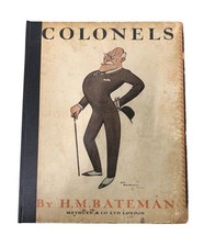 Rare 1925 First Edition Rebound Satirical Book ‘COLONELS’ by H. M. Bateman picture