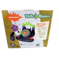 Vintage Nickelodeon Talk Blaster Multi-ringer Telephone in Box Unused  Rare  picture