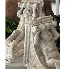 Antique French Putto Corbel picture