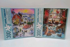 Bits And Pieces Puzzles Christmas Tree Farm Fun & Christmas Pies New 300 Pieces picture