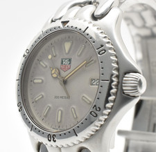[ Exc+5 ] TAG Heuer SEL S99.013 White Dial Silver 200M Men's Quartz Watch Japan picture