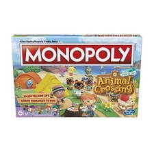 Monopoly Animal Crossing New Horizons Board Game Hasbro Gaming 2021, Box Damaged picture