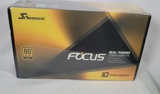 SeaSonic FOCUS GX ATX 3 (2024) GX-1000 1000 W ATX3.1 80 PLUS GOLD Certified NEW picture