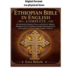 Ethiopian Bible in English Complete: The 88-, Ezra Bekele 2026 picture