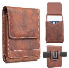 For iPhone Duo Holster PU Leather Wallet Card Holder Case picture