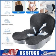Trucker Seat Cushion for Long Sitting Memory Foam Seat Chair Cushion Office Car picture