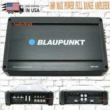 BLAUPUNKT 1600W CAR AUDIO 4 CHANNEL AMP AMPLIFIER  MAX PEAK POWER AMP1604 picture