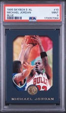 1995 Skybox E-XL #10 Michael Jordan (Blue) PSA 9 MINT Chicago Bulls MJ AIR HOF picture