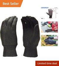 Large Cotton Jersey Work Gloves (12 Pair) - Reliable and Comfortable picture