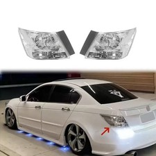 For 08-12 Accord Sedan Crystal Clear Lens Brake Tail Light Turn Signal Cover NEW picture