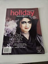 2007 Martha Stewart Holiday Halloween Magazine Good & Bad Things Flip Book Issue picture