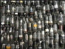 Vacuum Tube Grab Bag Vintage Lot of ( 50 ) Vacuum Tubes STEAM PUNK ART picture