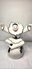 VINTAGE GARE/LEISURAMICS CERAMIC MOLD #L-734 LARGE PIERROT TABLE OR LAMP picture