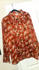 1970's Mens Disco Shirts Long Sleeve picture