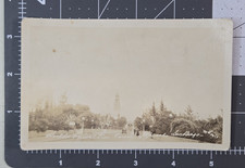 Vintage Azo B&W RPPC Postcard World's Expedition Tower Joisan San Diego CA picture