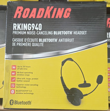 RoadKing RKING940 Bluetooth Noise-Canceling UHF Headset, Boom Mic, Black picture