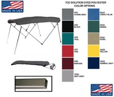 7.6oz BOAT BIMINI TOP SQUARE TUBE BENNINGTON 185 L 2002-2004 picture