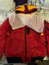 Avirex x Radio EVA MA-1 Evangelion Remodel Red EVA-02 Jacket Size L picture