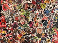300 Random Skateboard Stickers bomb Vinyl Laptop Luggage Decals Dope Sticker Lot picture