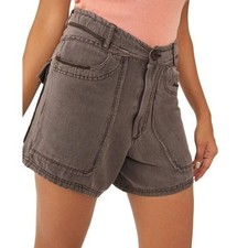Free People Charcoal Women's Bermudas picture