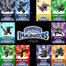 Skylanders Imaginators NFC CARDS all Characters and and creation crystals picture