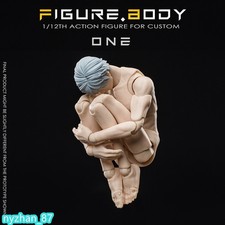 VTOYS x BMS VB002 One White Skin 1/12 Scale Action Figure Male Doll Body w/Head picture
