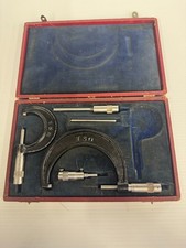 Brownie Tool Co.   Micrometer Set. 5 pcs. Vintage. picture
