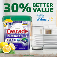 *HOT SALE* Cascade Platinum Plus Dishwasher Detergent Clean, 62 Count picture