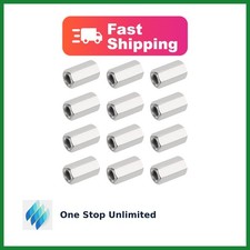 HiPicco 12Pcs Hex Coupling Nuts,5/16-18 UNC 25mm/0.98