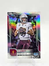 Topps 2025 Bowman University Chrome Sam Leavitt #195 1st Bowman Refractor ASU picture