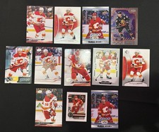 Theo Fleury Lot of 22 Hockey Cards -  NHL All-Star Base + Inserts - FLAMES picture