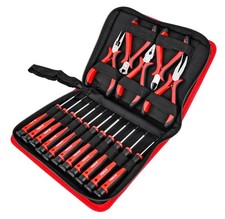 JEGS 16-Piece Pliers & Precision Screwdrivers Tool Set with Carry Case picture