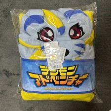 SAZAC Digimon Gabumon Costume Cosplay Kigurumi Fleece Pajamas Anime Free Size picture