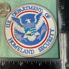 ICE US Department of Homeland Security Iron-On PATCH Police DEPT PD SHERIFF FEDS picture
