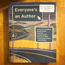 Everyone's an Author Textbook Book, 4th Edition by Lunsford, Brody, Ede picture