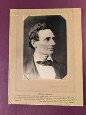 #12 Abraham Lincoln 1860 Silver Print • From Original negative picture
